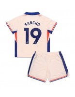 Chelsea Jadon Sancho #19 Bortedraktsett Barn 2024-25 Korte ermer (+ bukser)